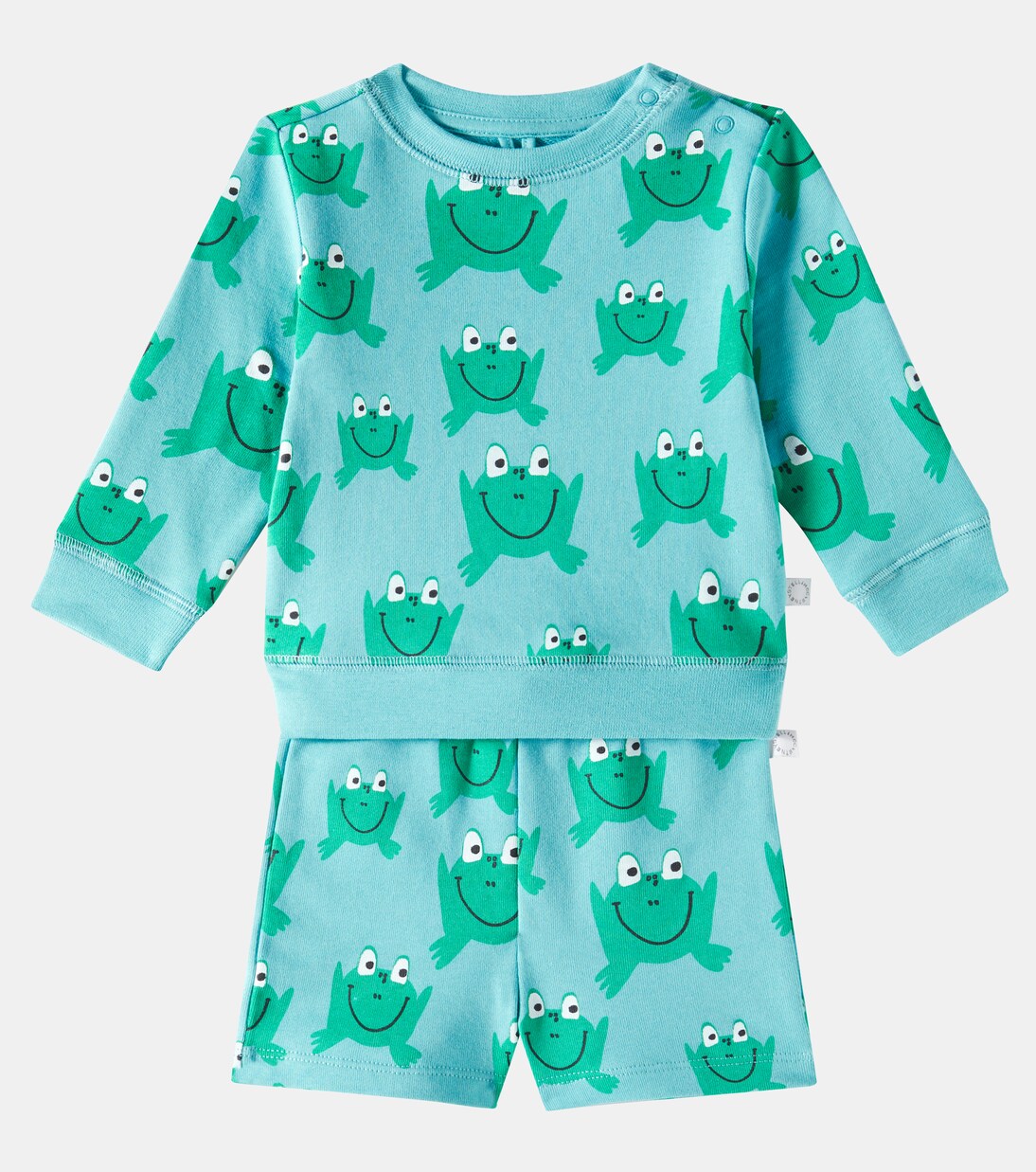 Baby cotton sweatshirt and sweatshorts set | Stella McCartney Kids
