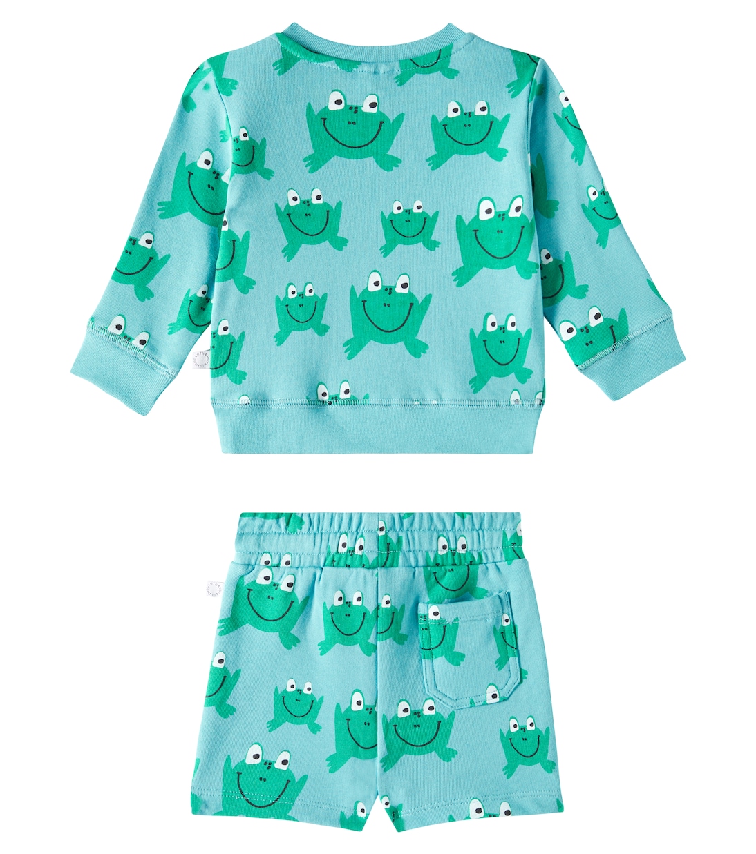 Baby cotton sweatshirt and sweatshorts set | Stella McCartney Kids