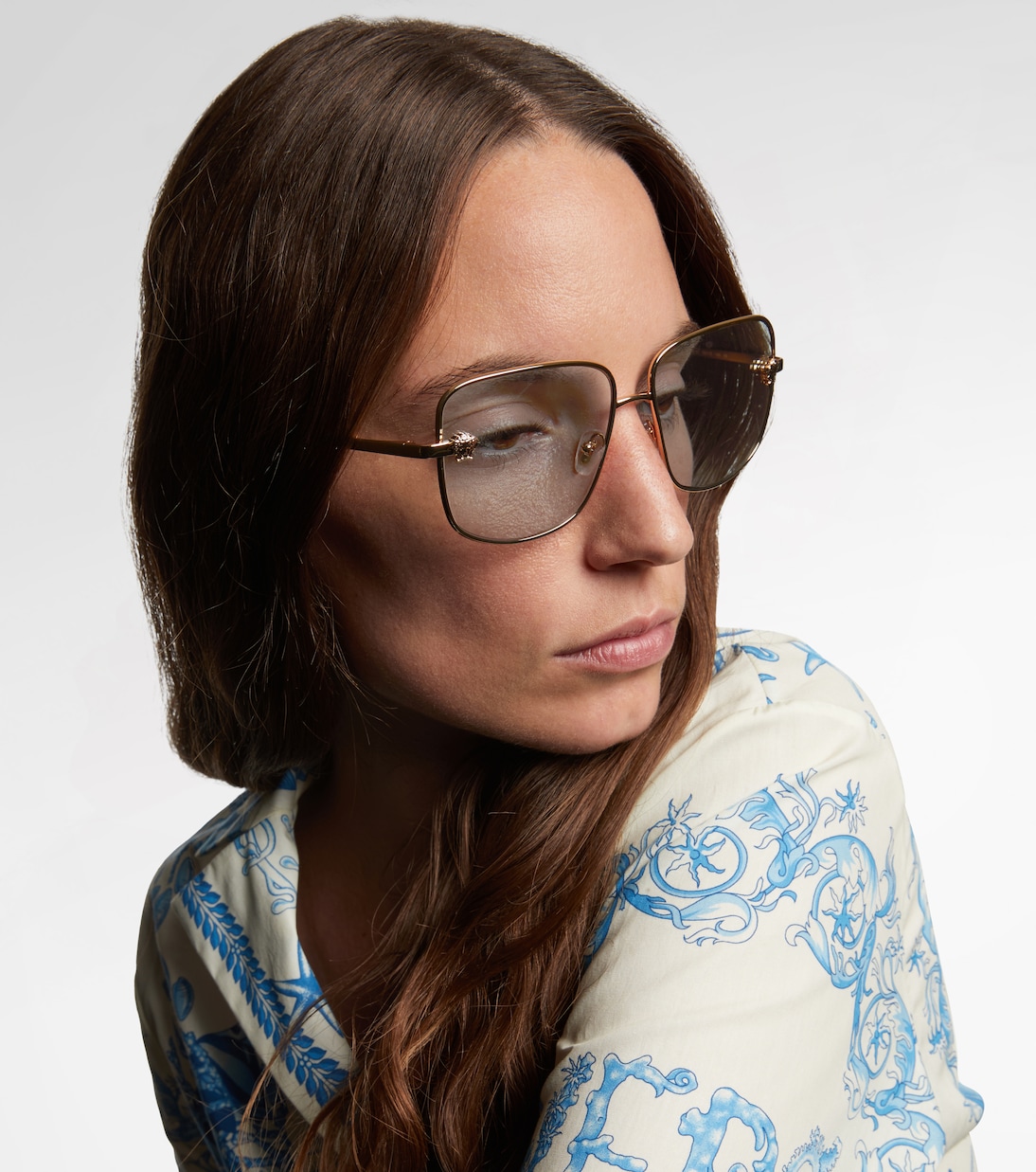 Lunettes de soleil Medusa carrées | Versace