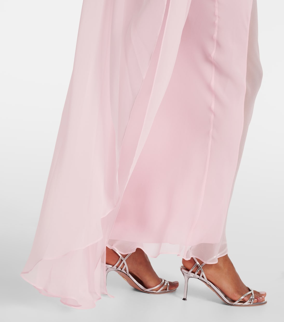 Robe aus Seiden-Chiffon | The Sei