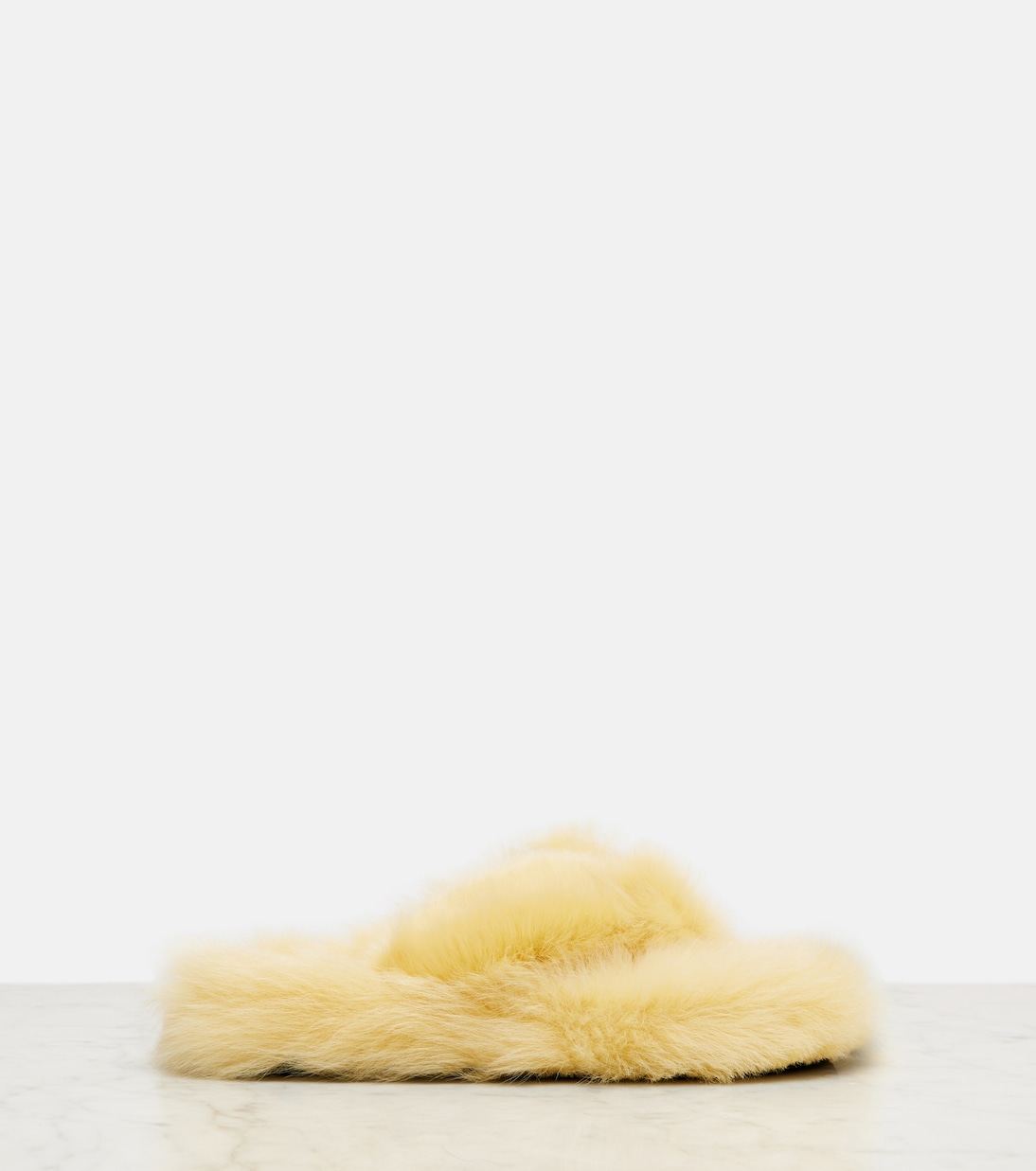 Shearling thong sandals | Acne Studios