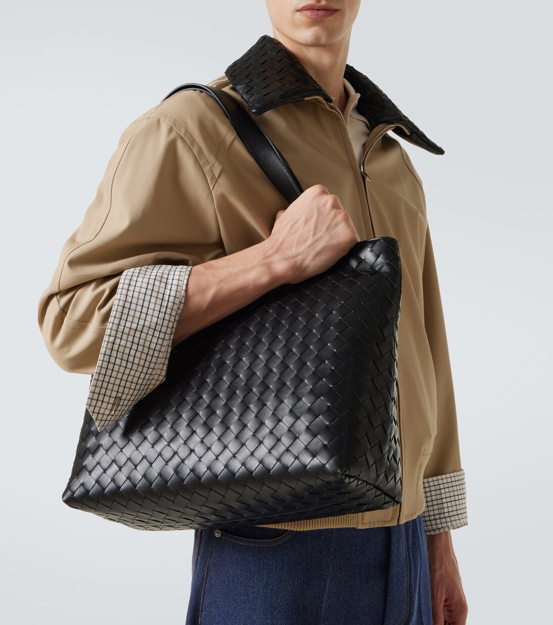 Intrecciato Small leather tote bag | Bottega Veneta