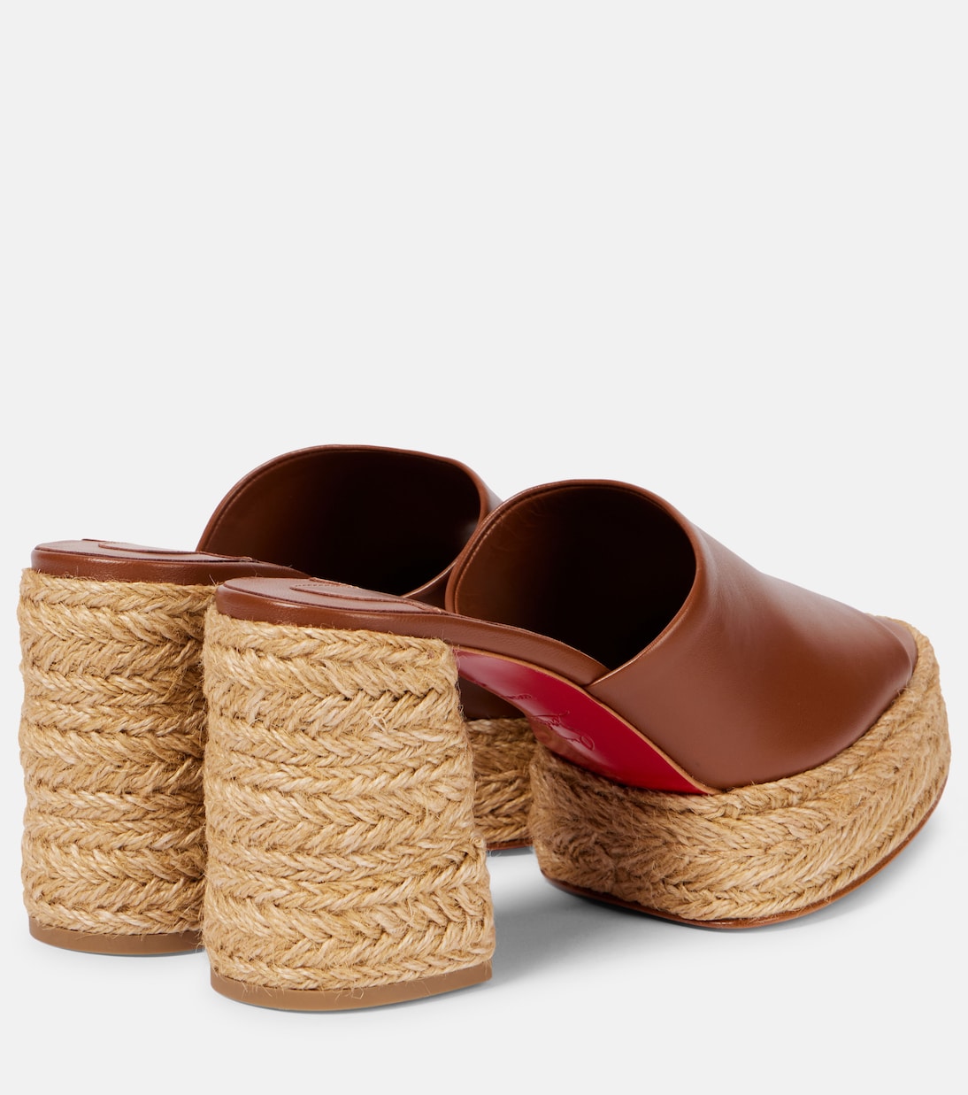 Calakala 85 leather platform mules | Christian Louboutin