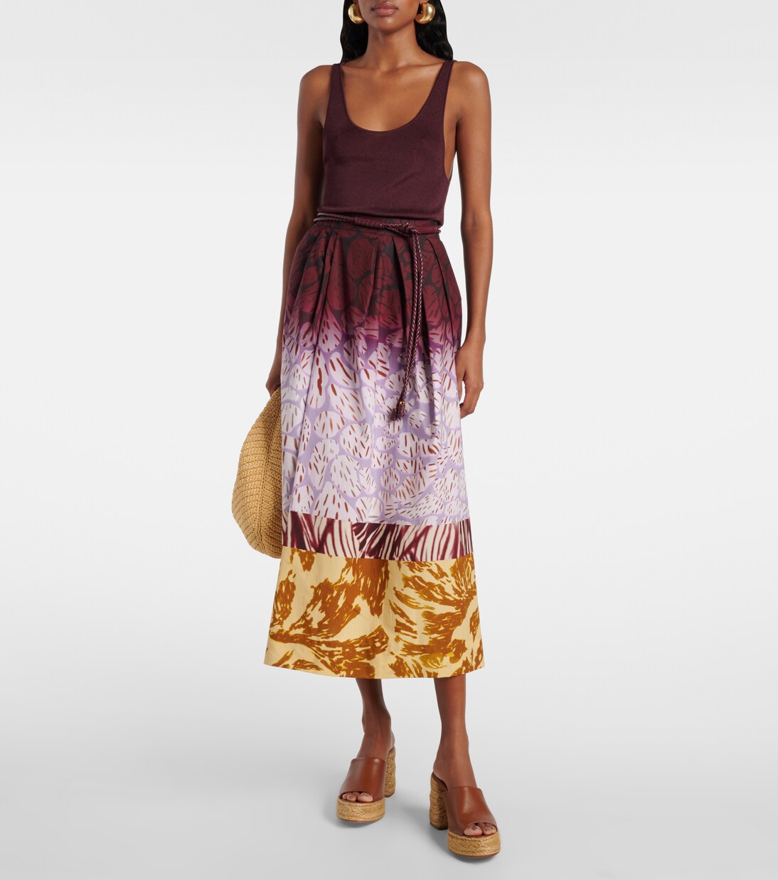 Calakala 85 leather platform mules | Christian Louboutin