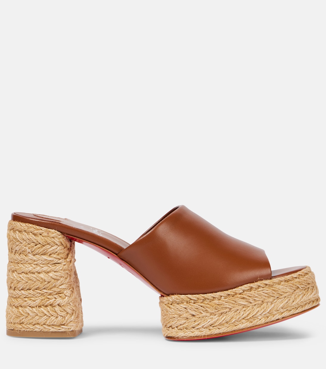 Calakala 85 leather platform mules | Christian Louboutin