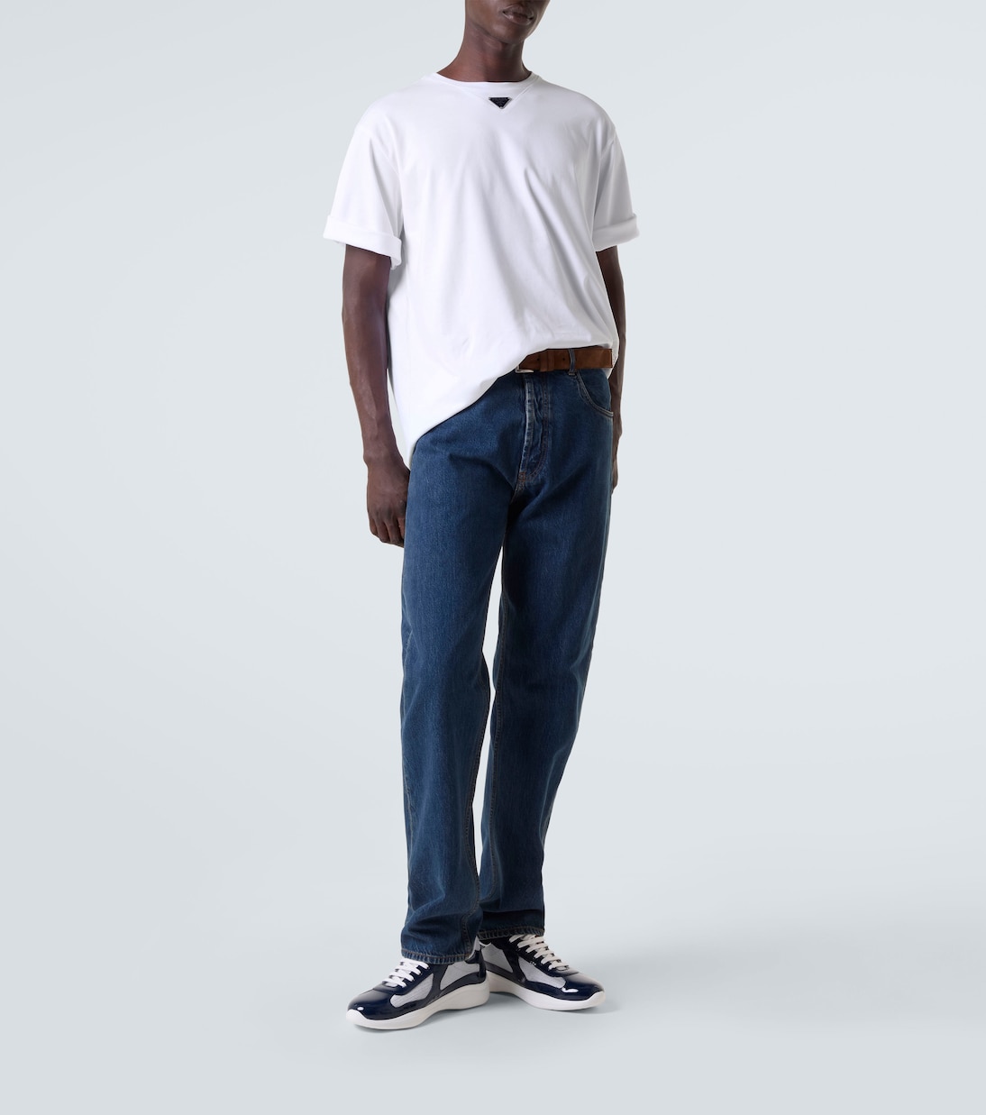 Patent leather sneakers | Prada