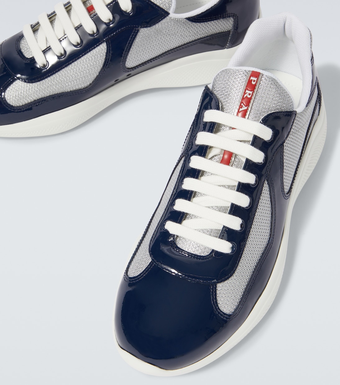 Patent leather sneakers | Prada