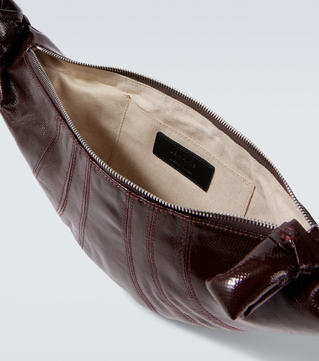 Crossbody Bag Croissant Small aus Canvas | Lemaire