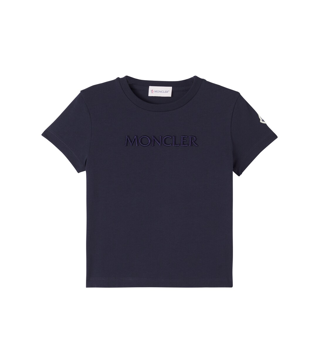 Besticktes T-Shirt aus Baumwoll-Jersey | Moncler Enfant