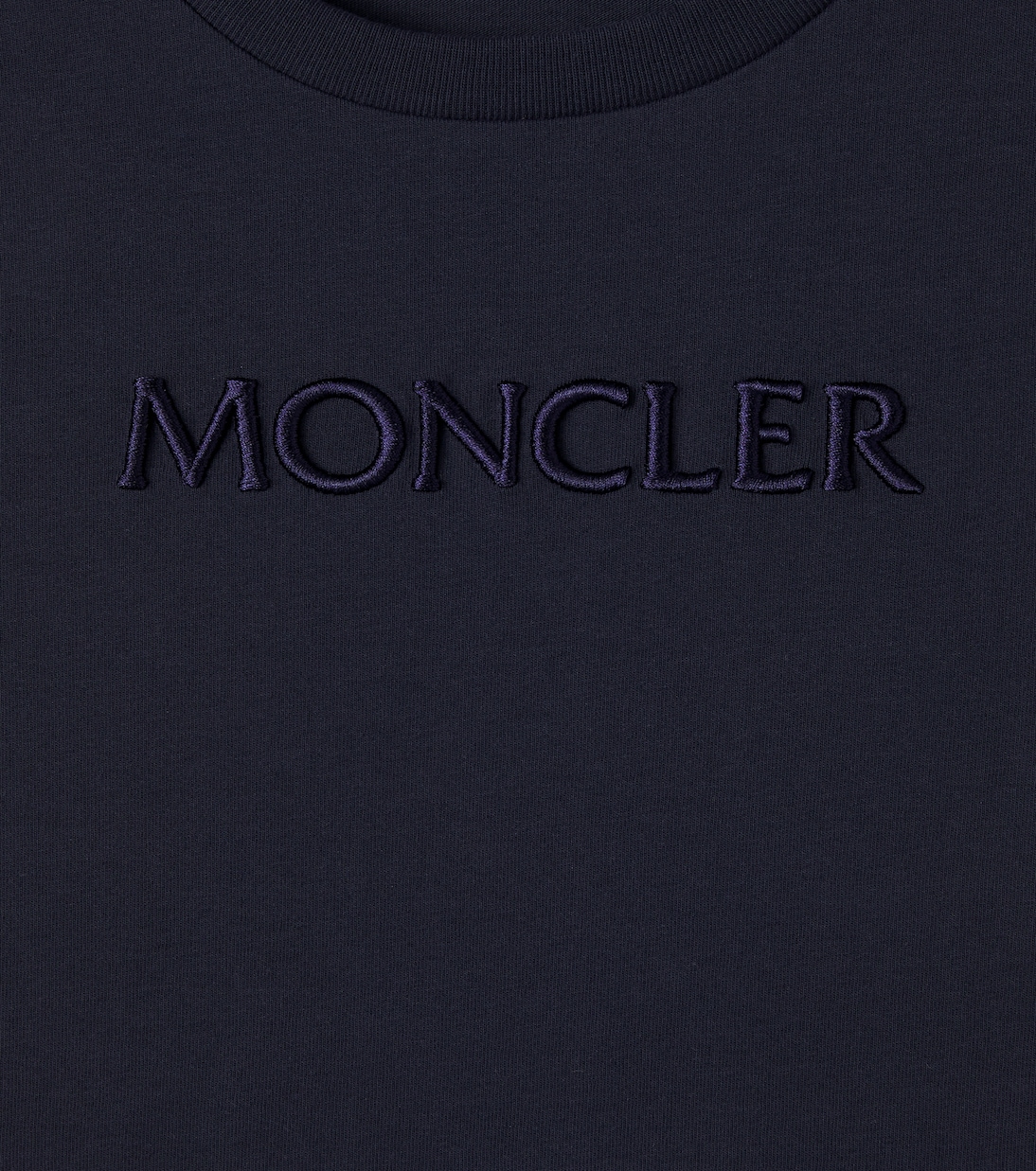 Besticktes T-Shirt aus Baumwoll-Jersey | Moncler Enfant