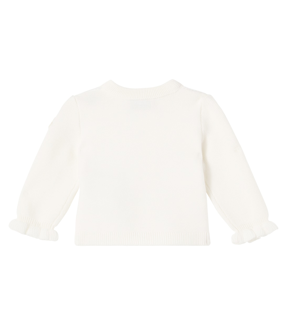 Baby logo wool-trimmed down jacket  | Moncler Enfant