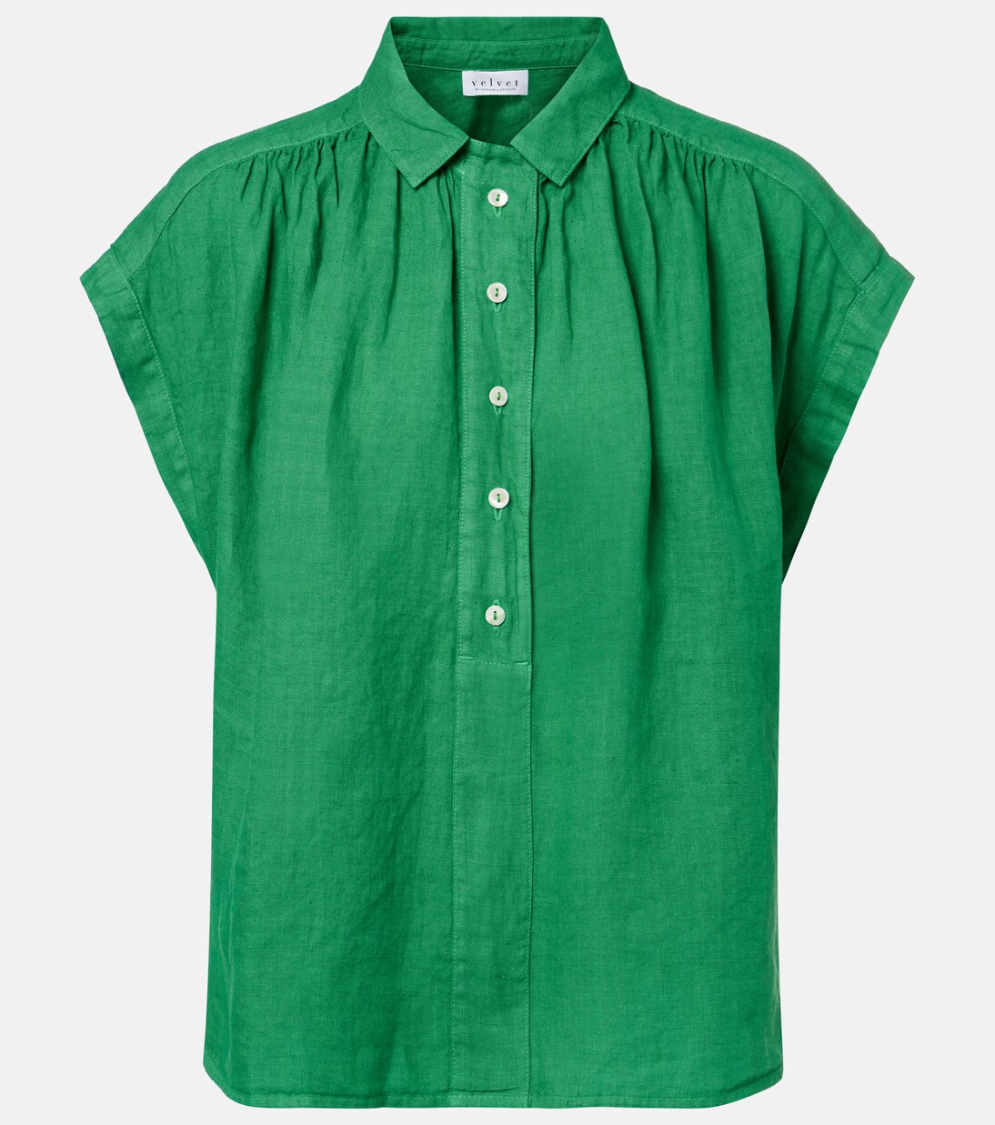 Elowen linen top | Velvet