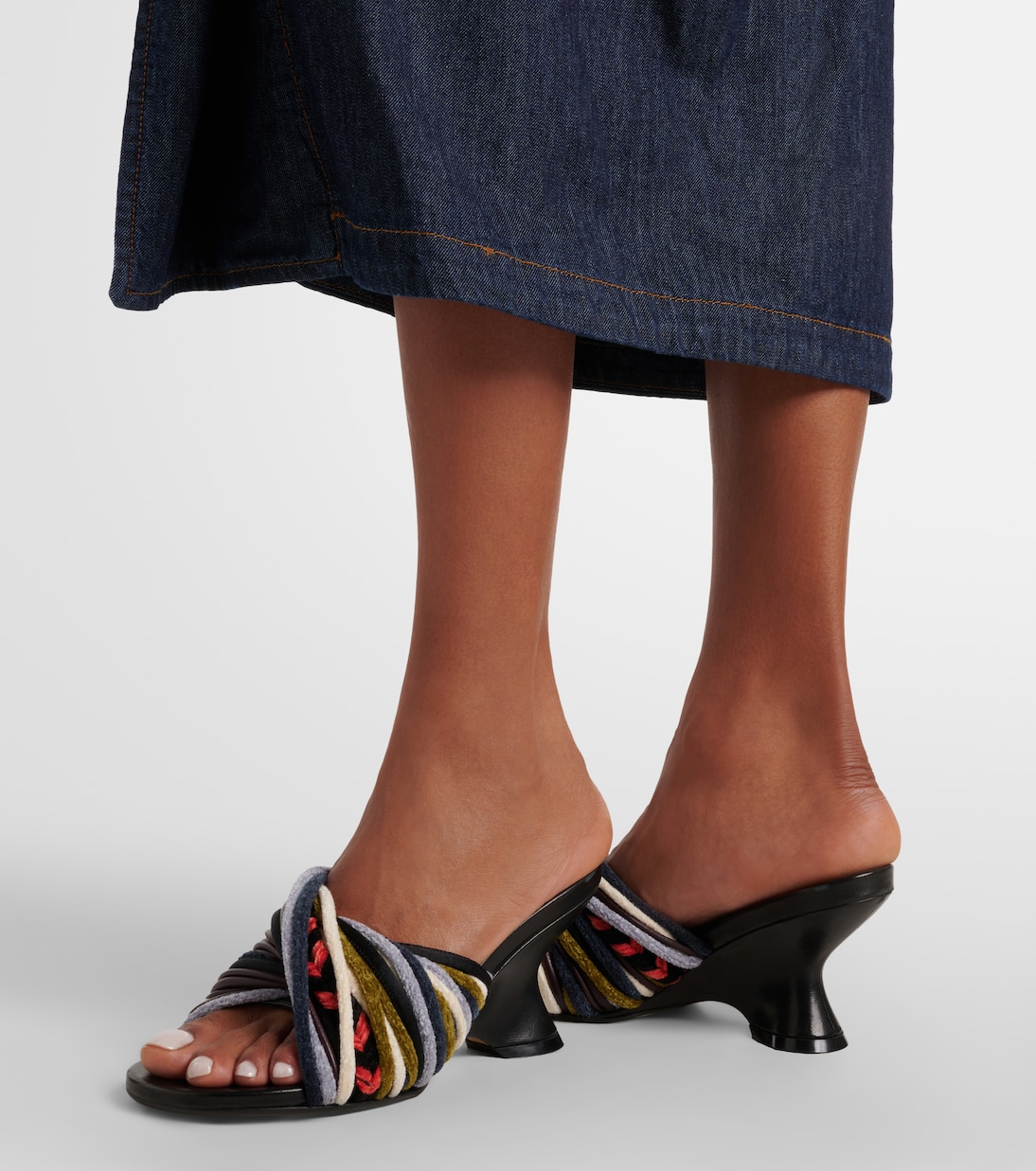 Wedge-Pantoletten 75 | Dries Van Noten