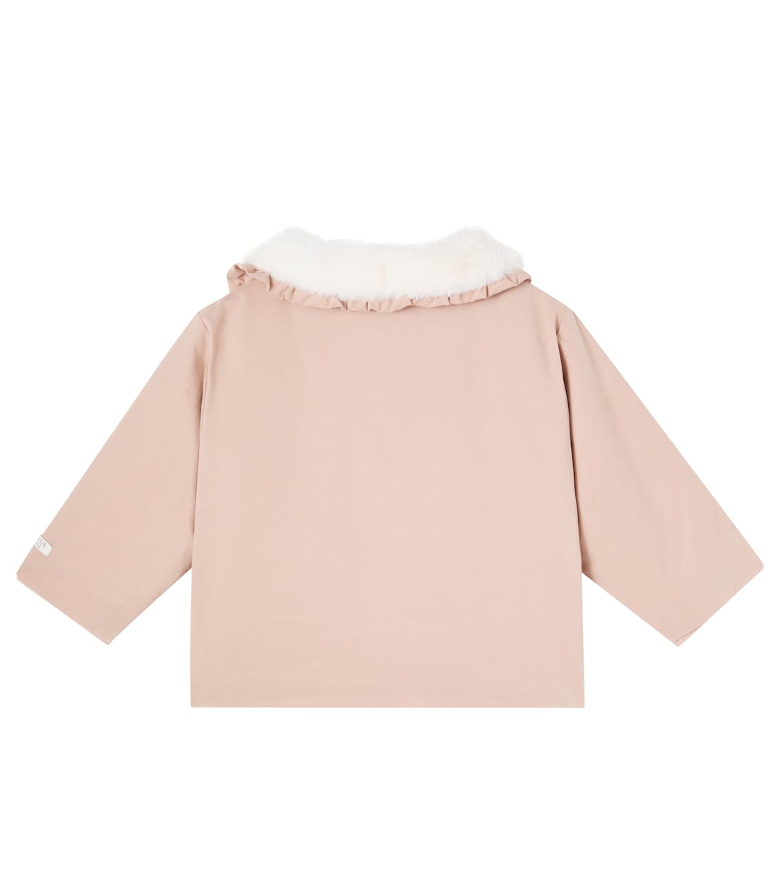 Baby Tjarda ruffled cotton jacket | Donsje