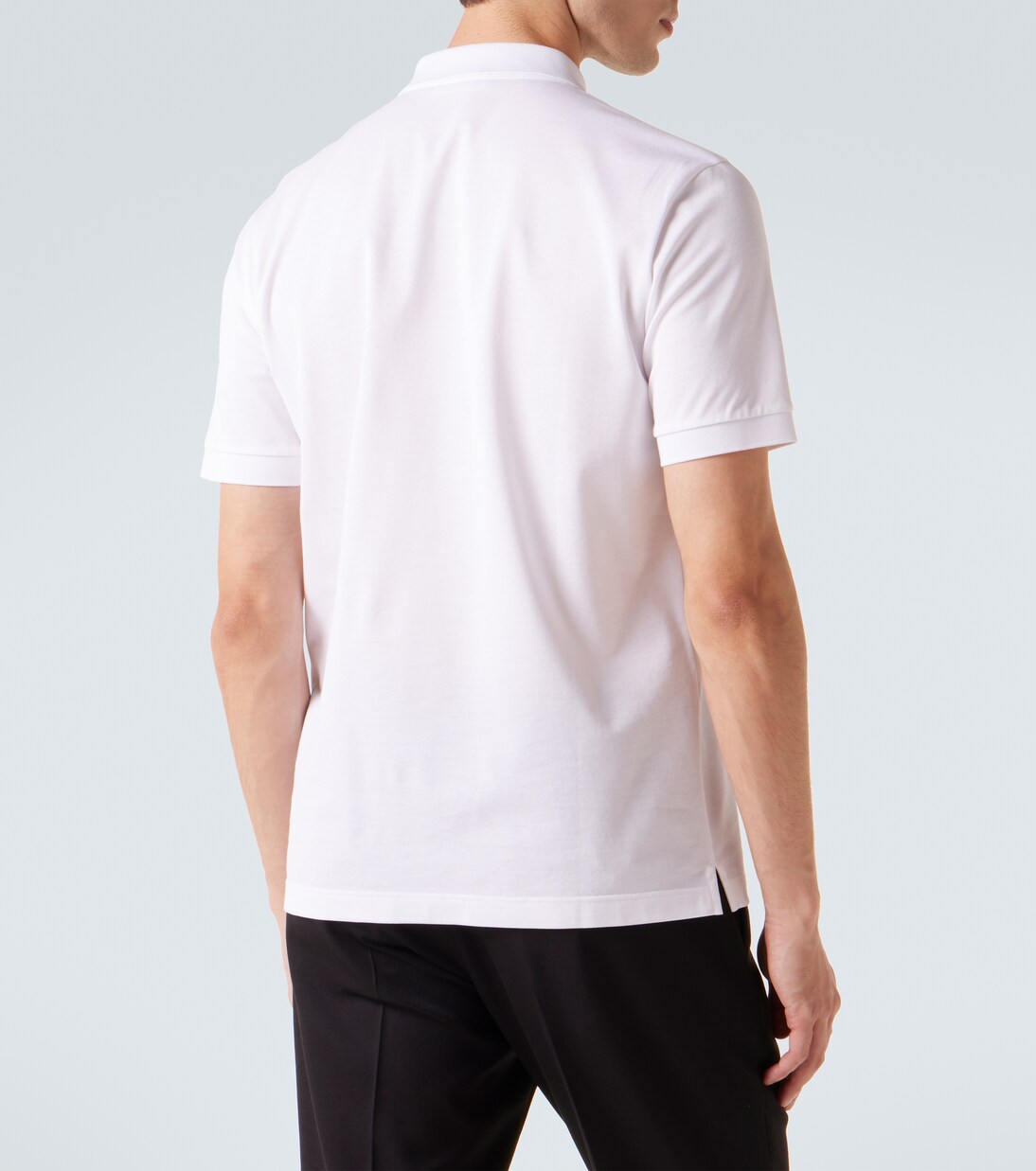 Logo cotton polo shirt | Prada