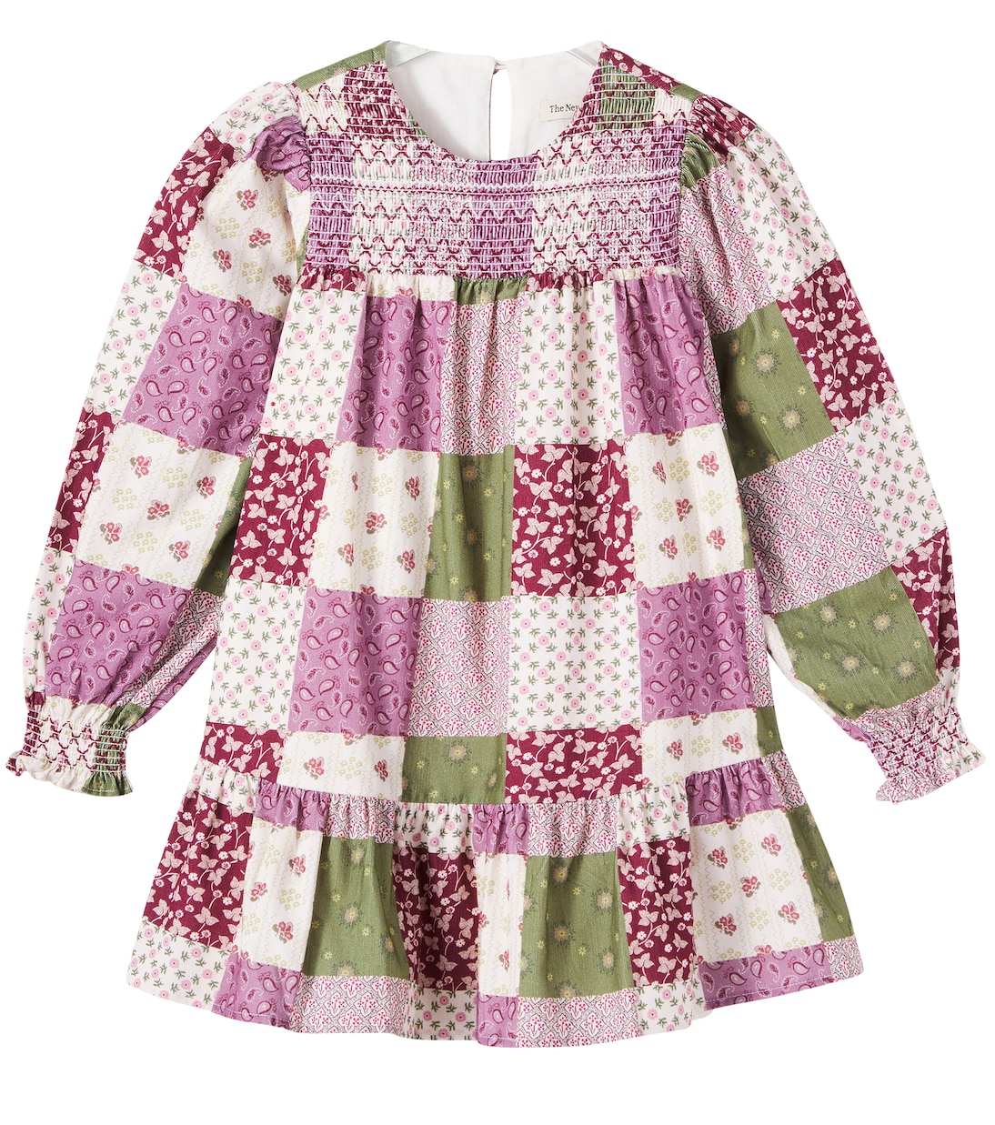 Melba patchwork cotton corduroy dress | The New Society