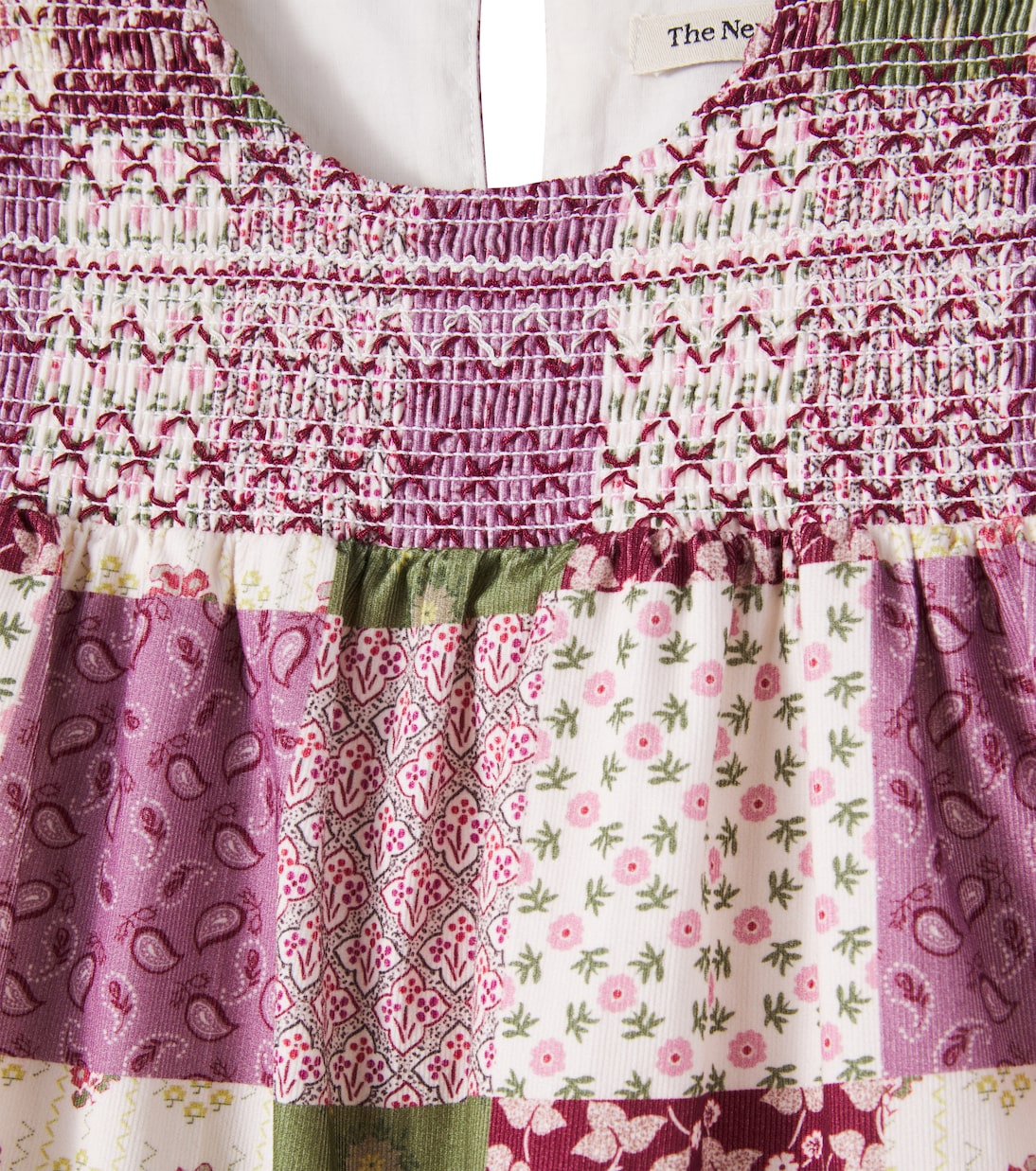 Melba patchwork cotton corduroy dress | The New Society