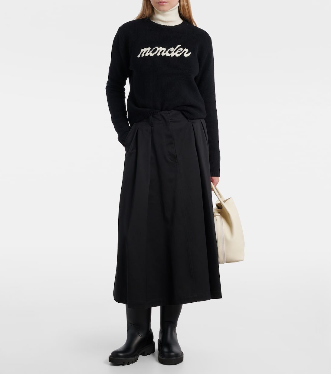 Cotton midi skirt | Moncler