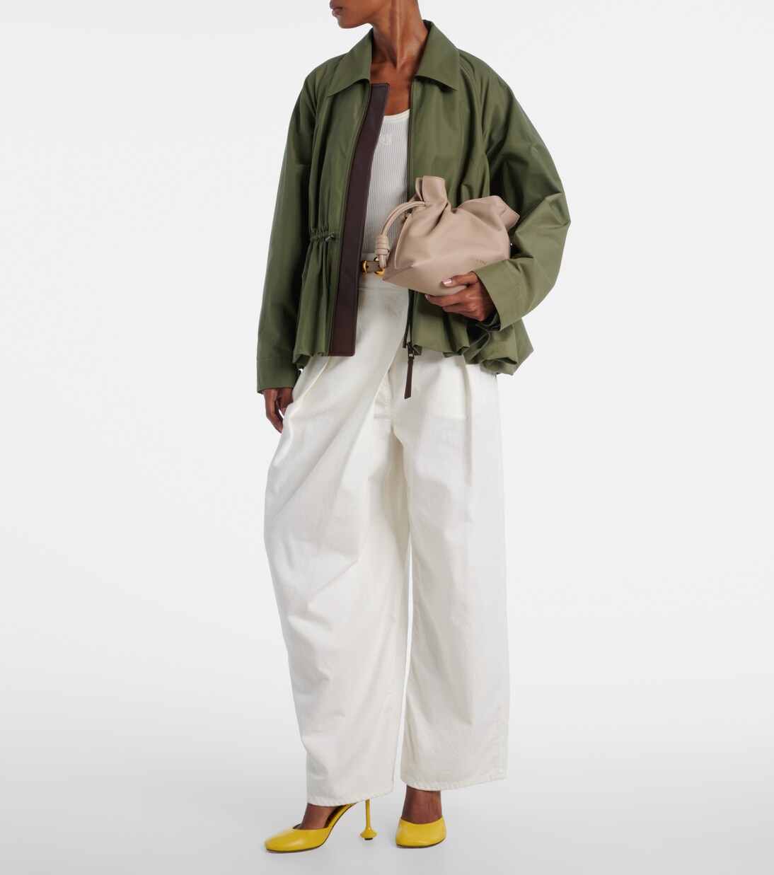 Flamenco M号皮革托特包 | Loewe