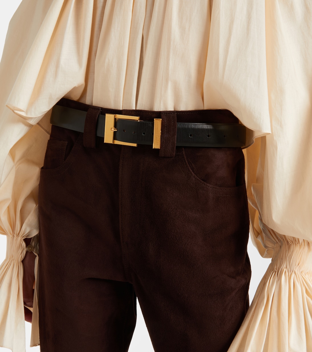 Manhattan leather belt | Khaite