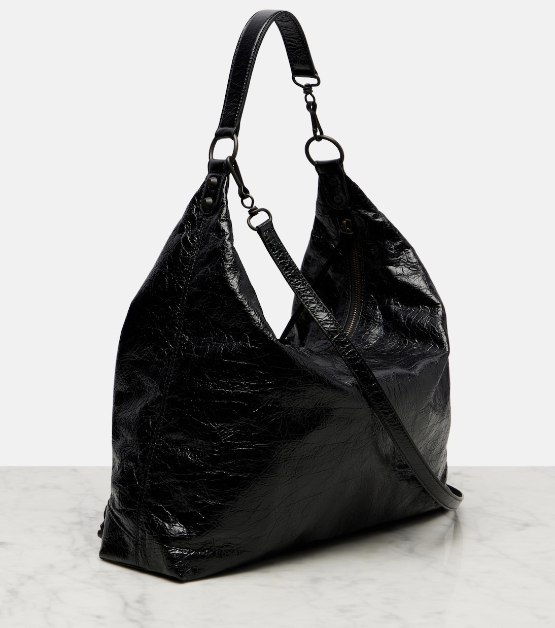 Bolso al hombro Le City Medium de piel | Balenciaga