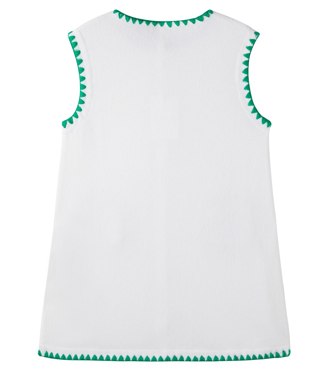 Kleid aus einem Baumwollgemisch mit Häkelstrick | Zimmermann Kids