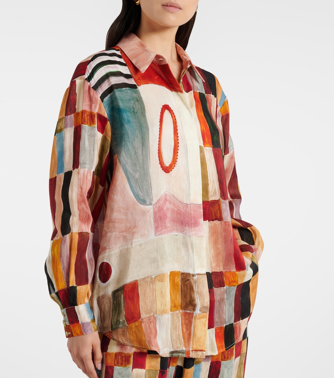 X LRNCE Hemd Marjorelle aus Leinen und Seide | Alémais