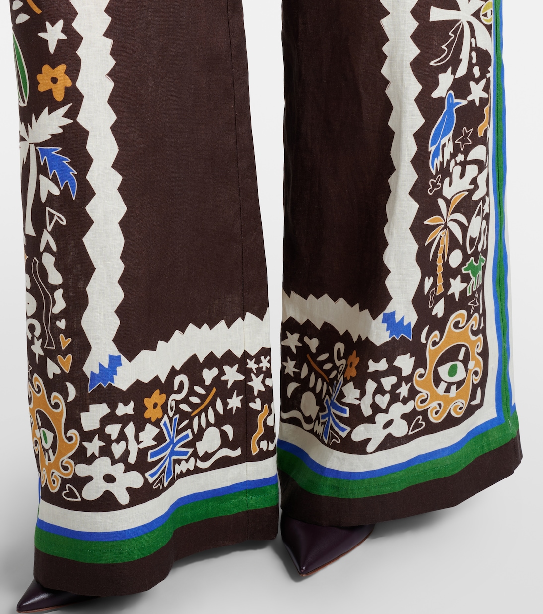 Maroc cotton wide-leg pants | Alémais