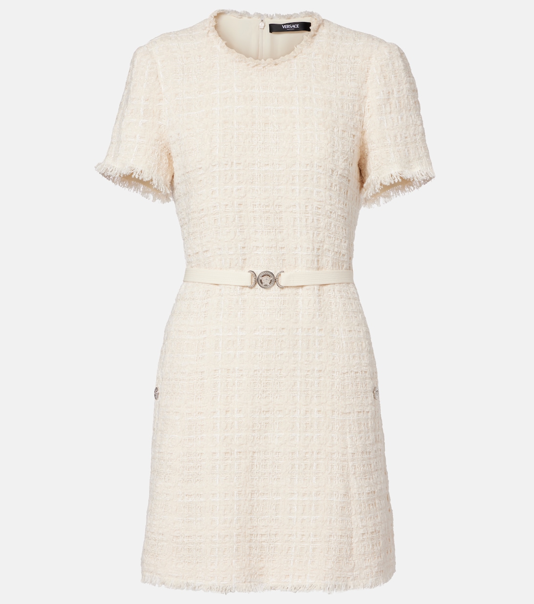 Robe Medusa '95 en tweed de coton mélangé | Versace