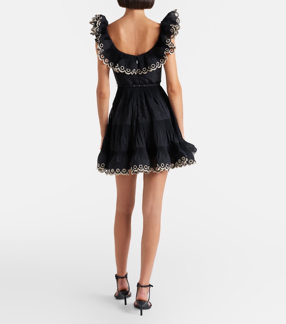 Robe brodée à volants | Zimmermann