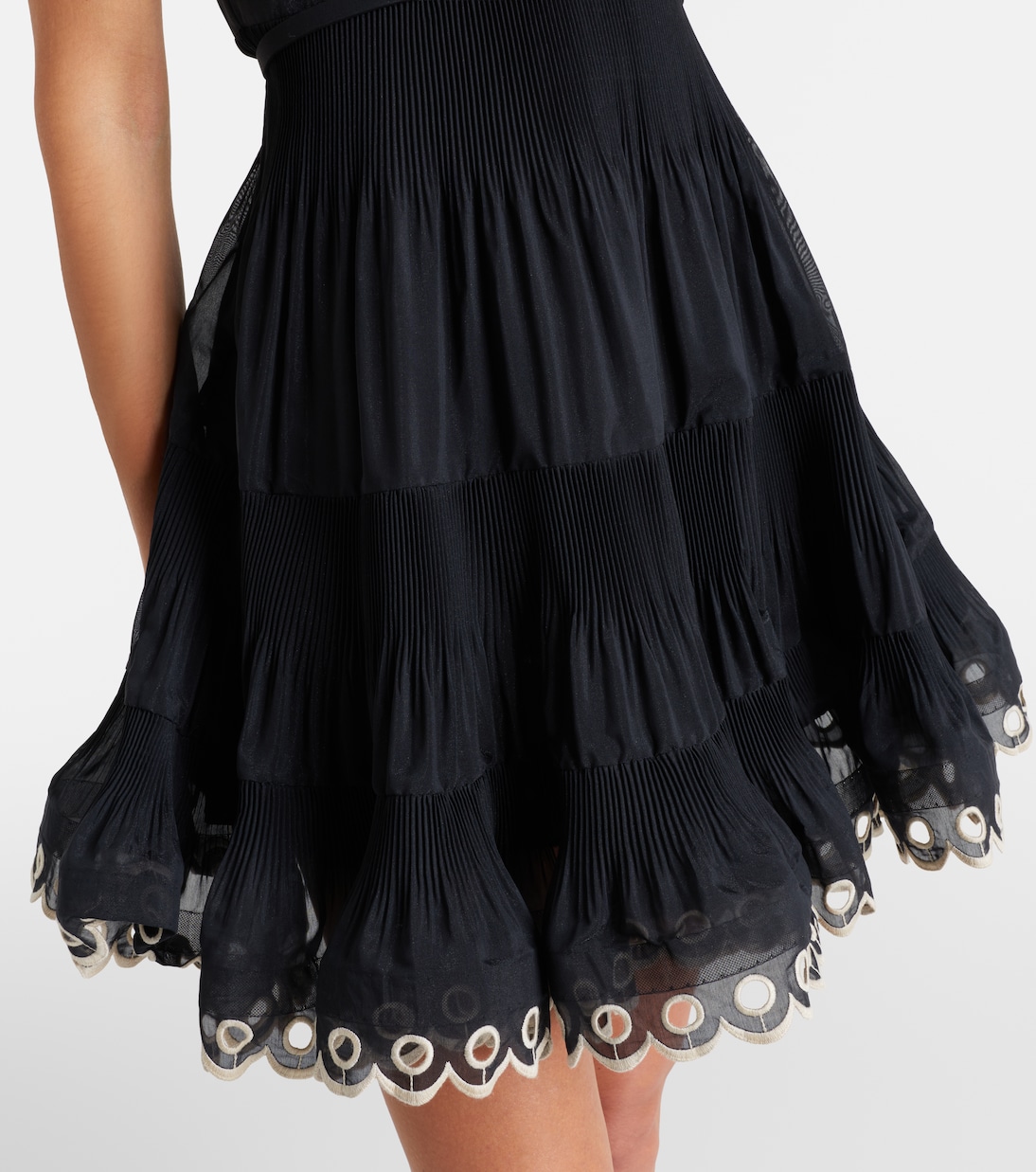 Robe brodée à volants | Zimmermann