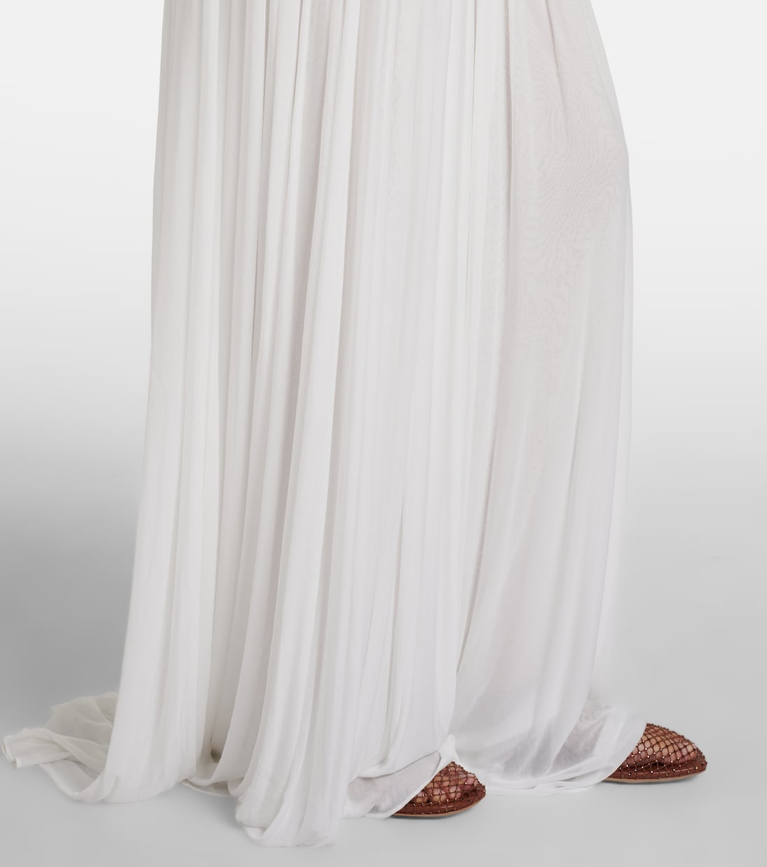 Bridal Orion ruched halterneck gown | Christopher Esber