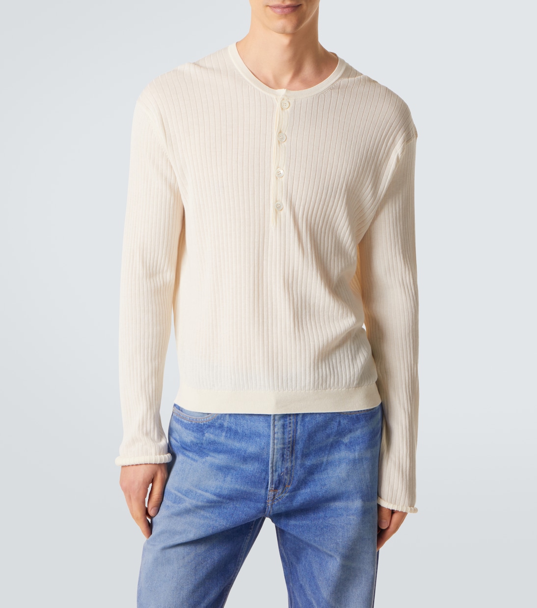 Henley-Top Fine aus Baumwolle | Our Legacy