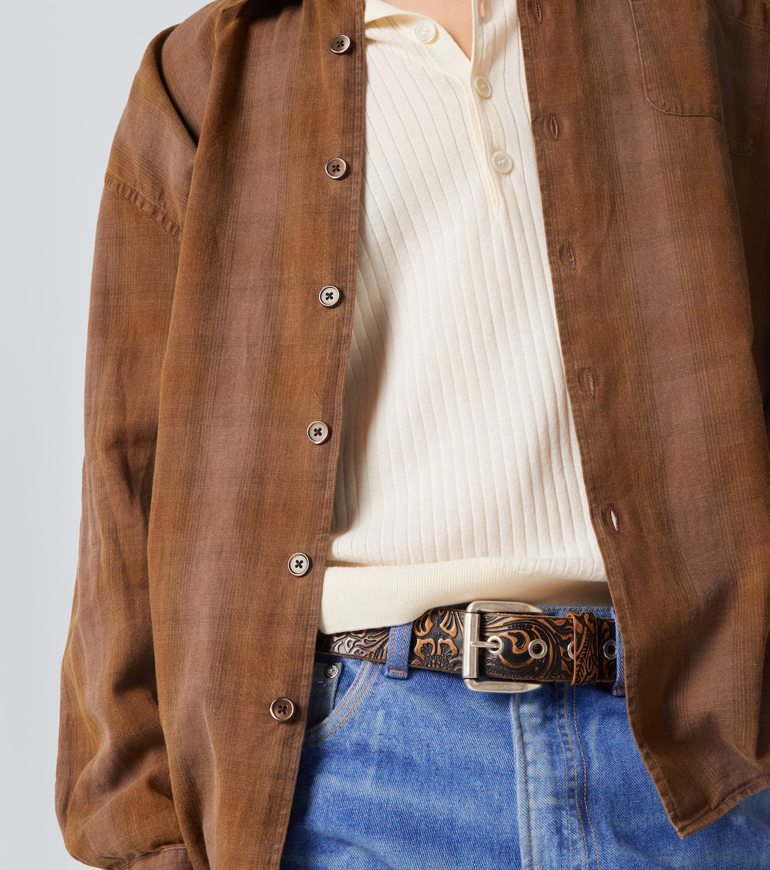 Henley-Top Fine aus Baumwolle | Our Legacy