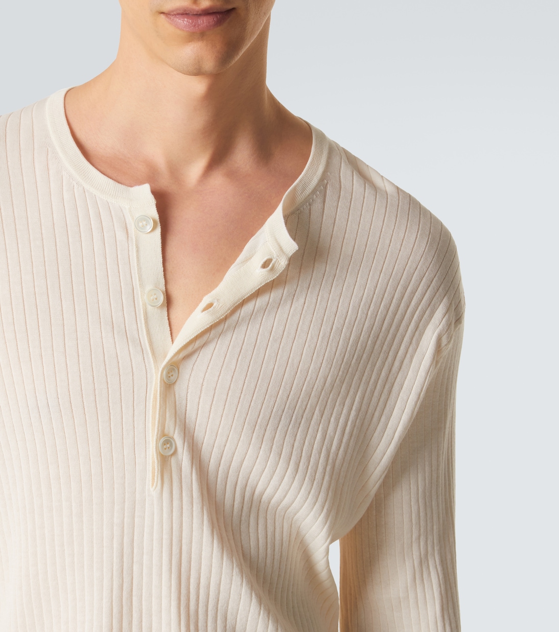 Henley-Top Fine aus Baumwolle | Our Legacy