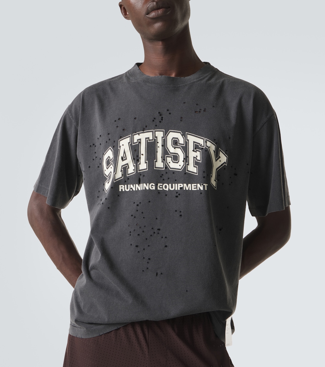 MothTech printed cotton jersey T-Shirt | Satisfy