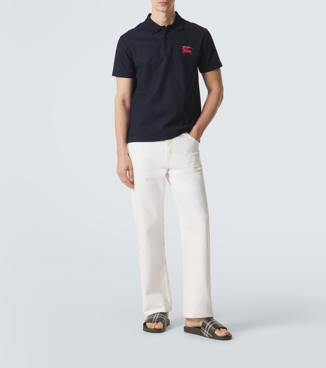 Burberry Check slides | Burberry