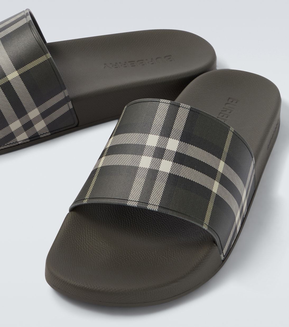 Burberry Check slides | Burberry