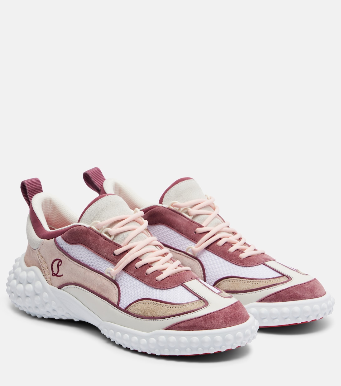 Baskets Mara en daim et résille | Christian Louboutin