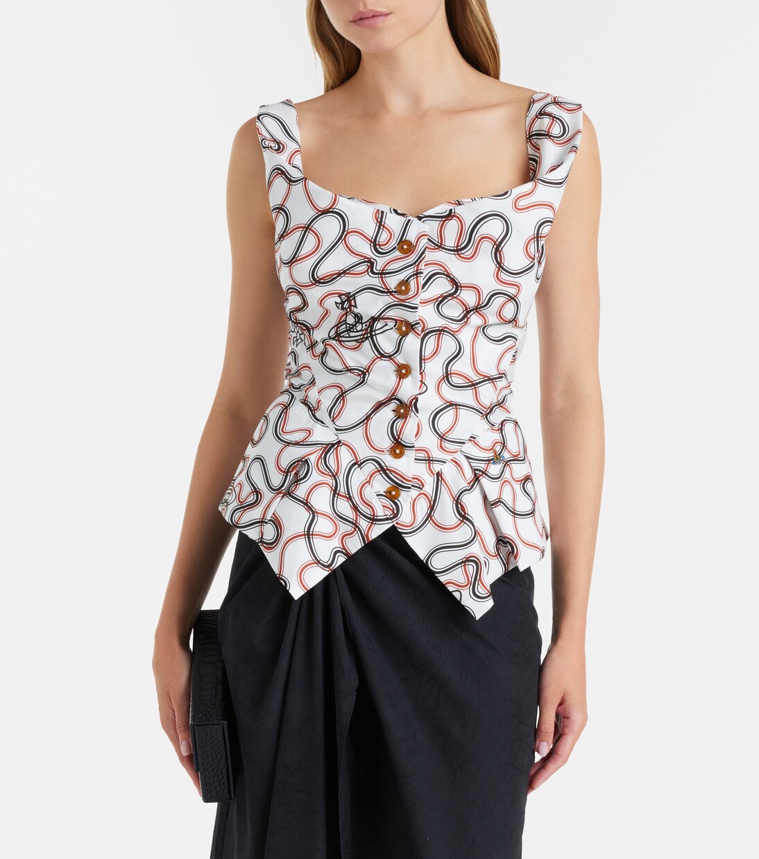 Monday printed cotton vest | Vivienne Westwood
