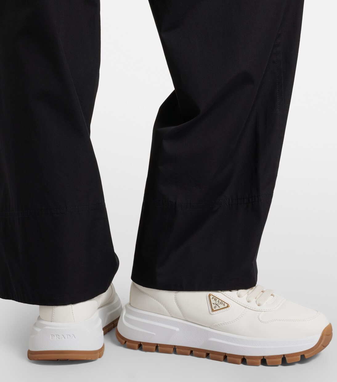 Prax 01 leather sneakers | Prada