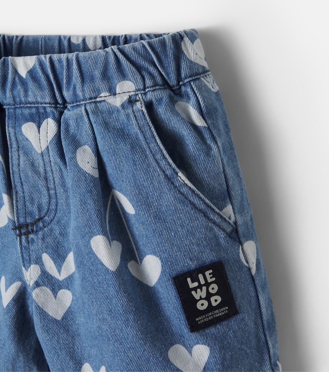 Short Borrisa en denim imprimé  | Liewood