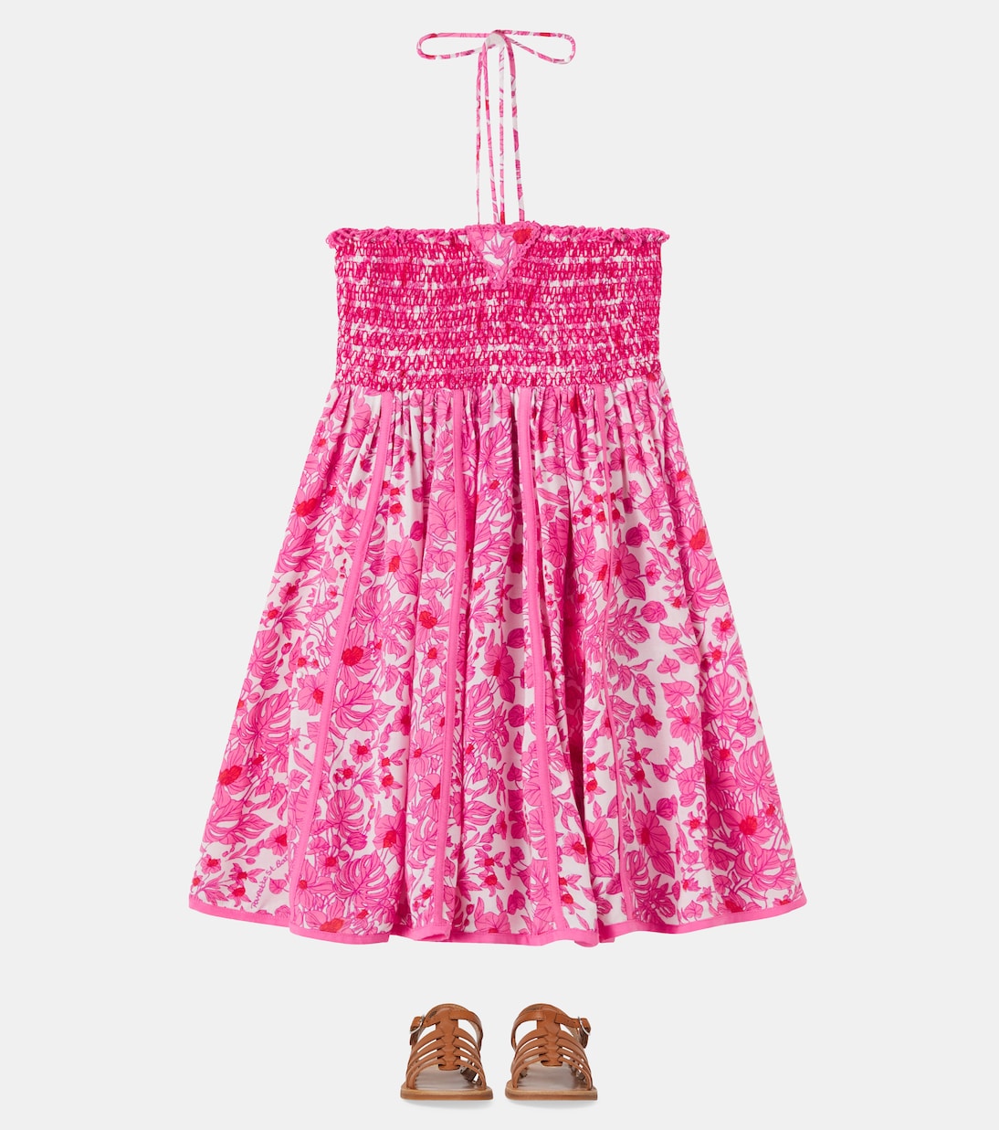 Bedrucktes Kleid Cycas  | Poupette St Barth Kids