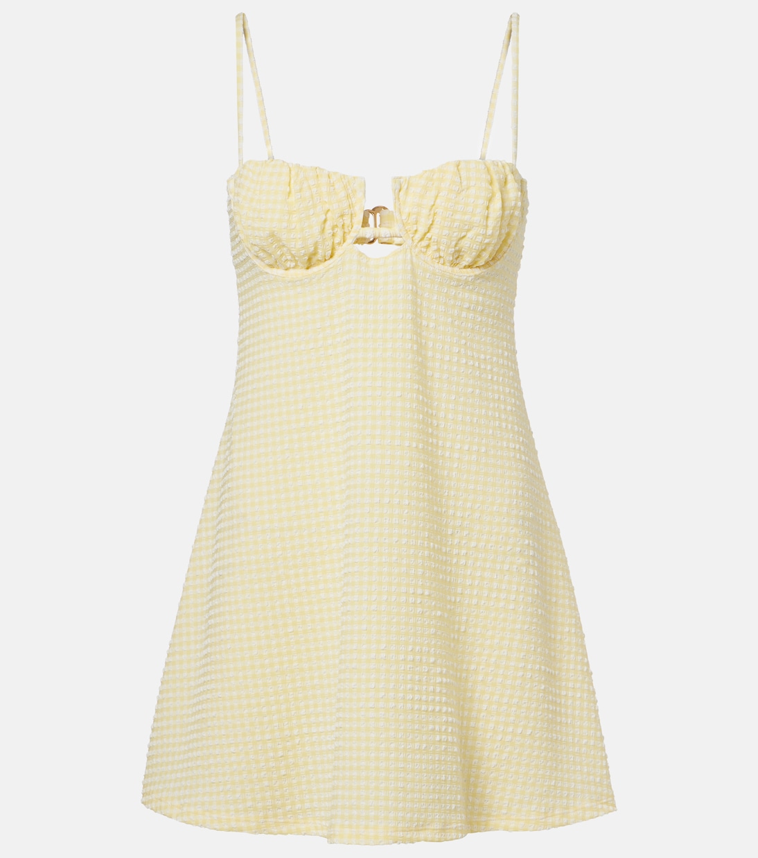 Vestido corto Petal a cuadros | Montce
