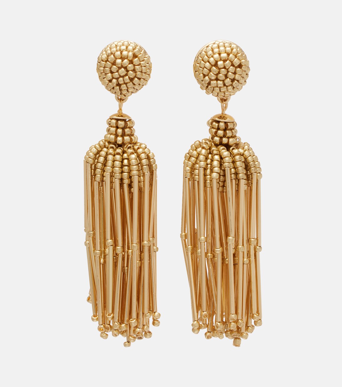 Beaded drop earrings | Carolina Herrera