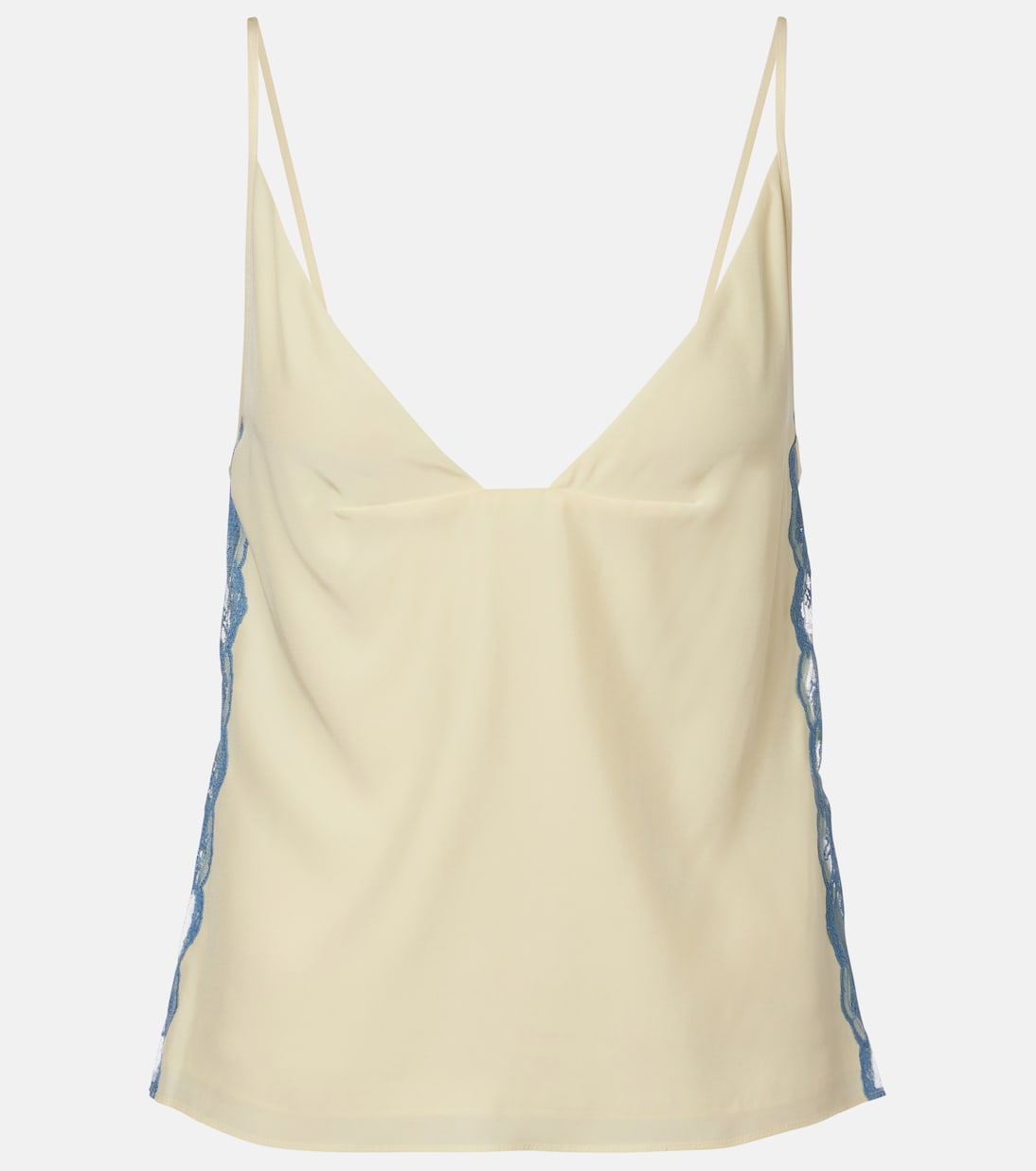 Lace-trimmed silk camisole | SIR
