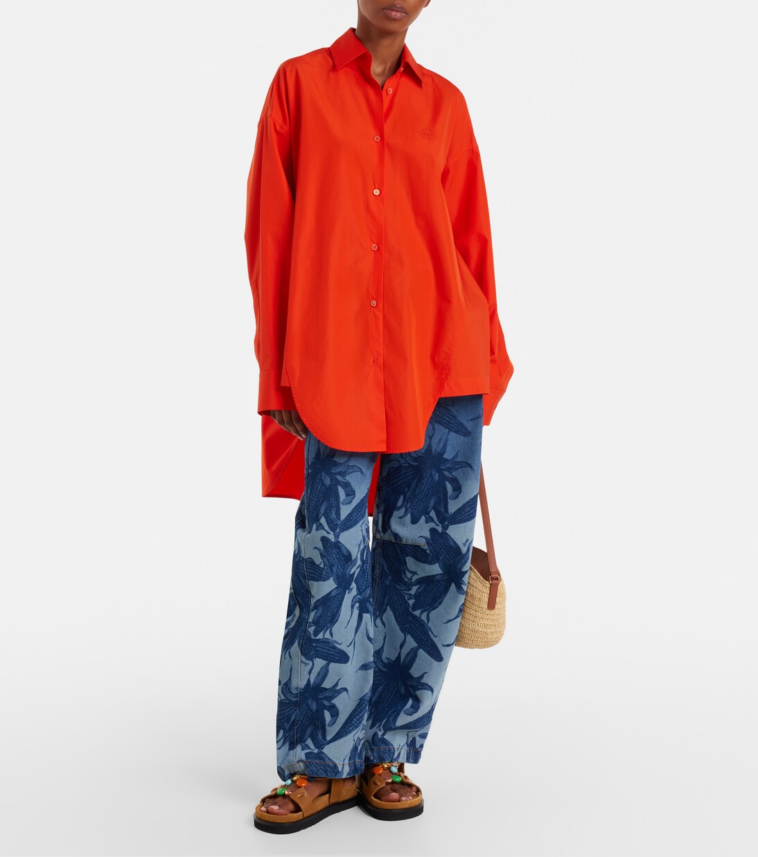 Paula's Ibiza Pebble Beads leather sandals | Loewe