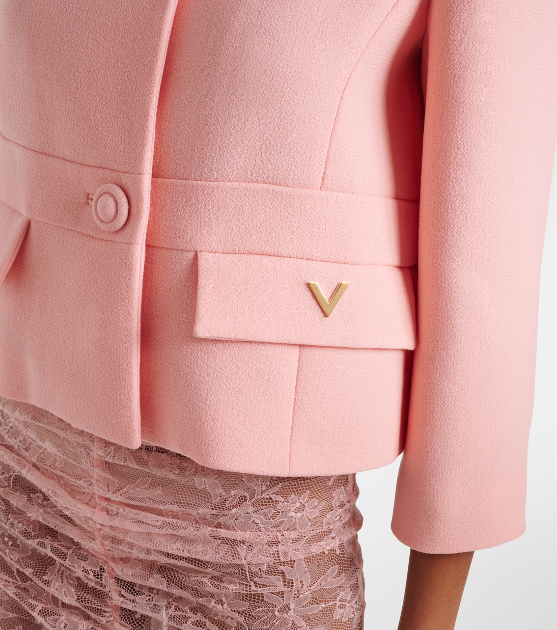 VGold virgin wool jacket | Valentino