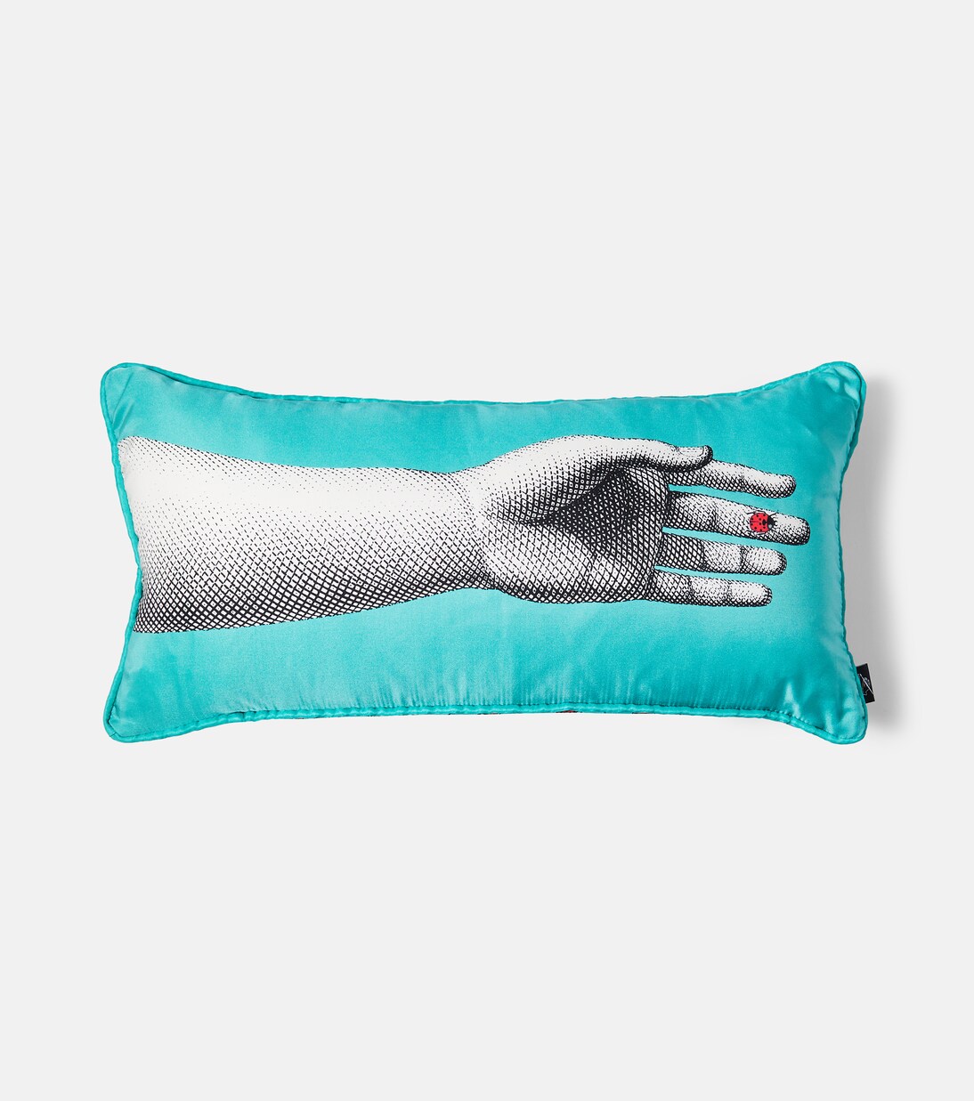 Mano printed silk and cotton-blend cushion | Fornasetti