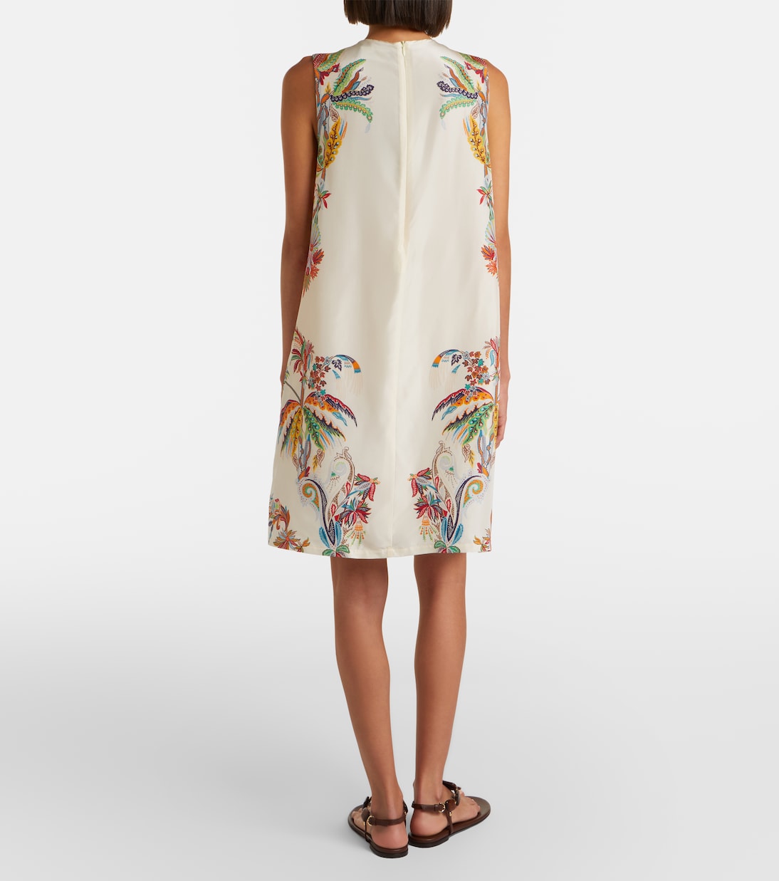 Vestido corto de seda estampado | Etro